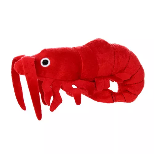 Mighty Prawn Plush  Small Toy - 7.3" x 4"