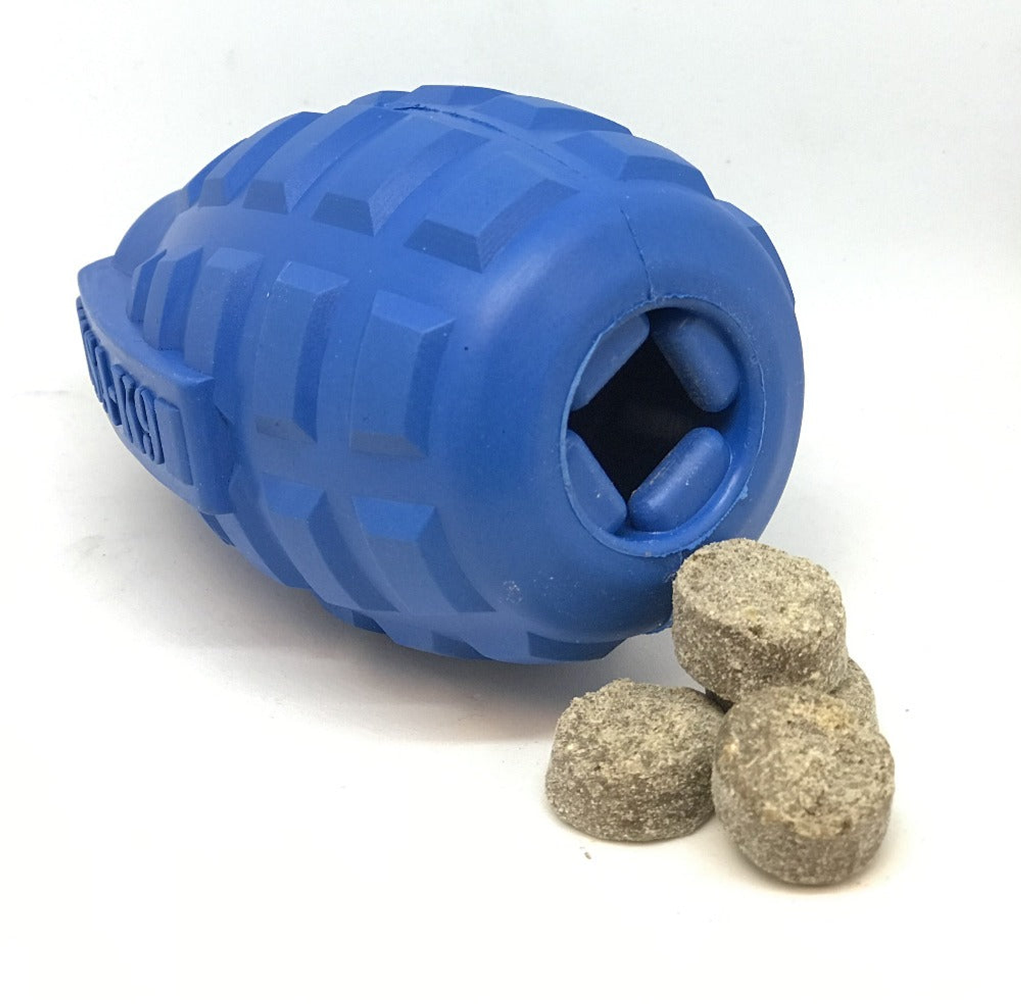 USA-K9 Grenade Durable Rubber Chew Toy & Treat Dispenser