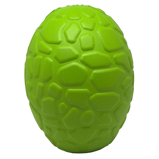 Dinosaur Egg Durable Chew Treat Dispenser - 5"x3.25"