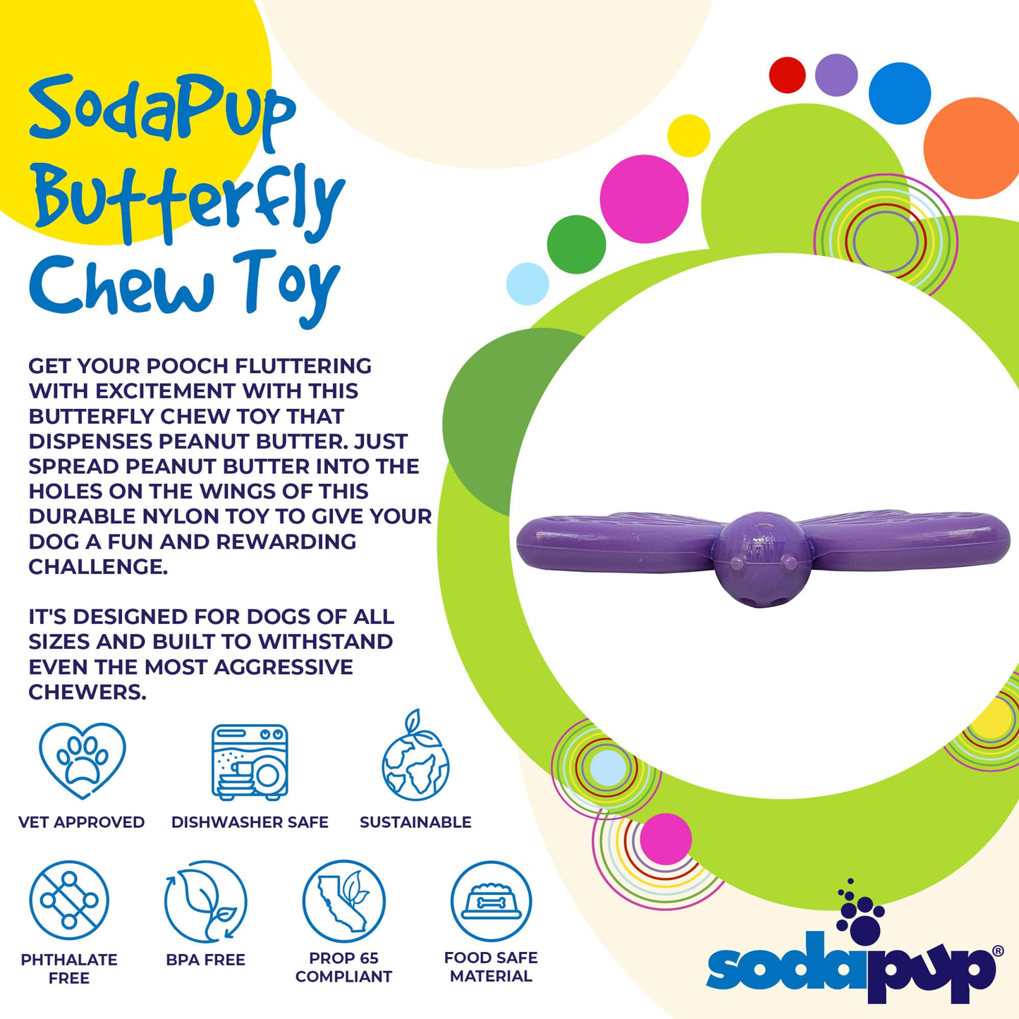 SP Butterfly Chew and Enrichment Toy