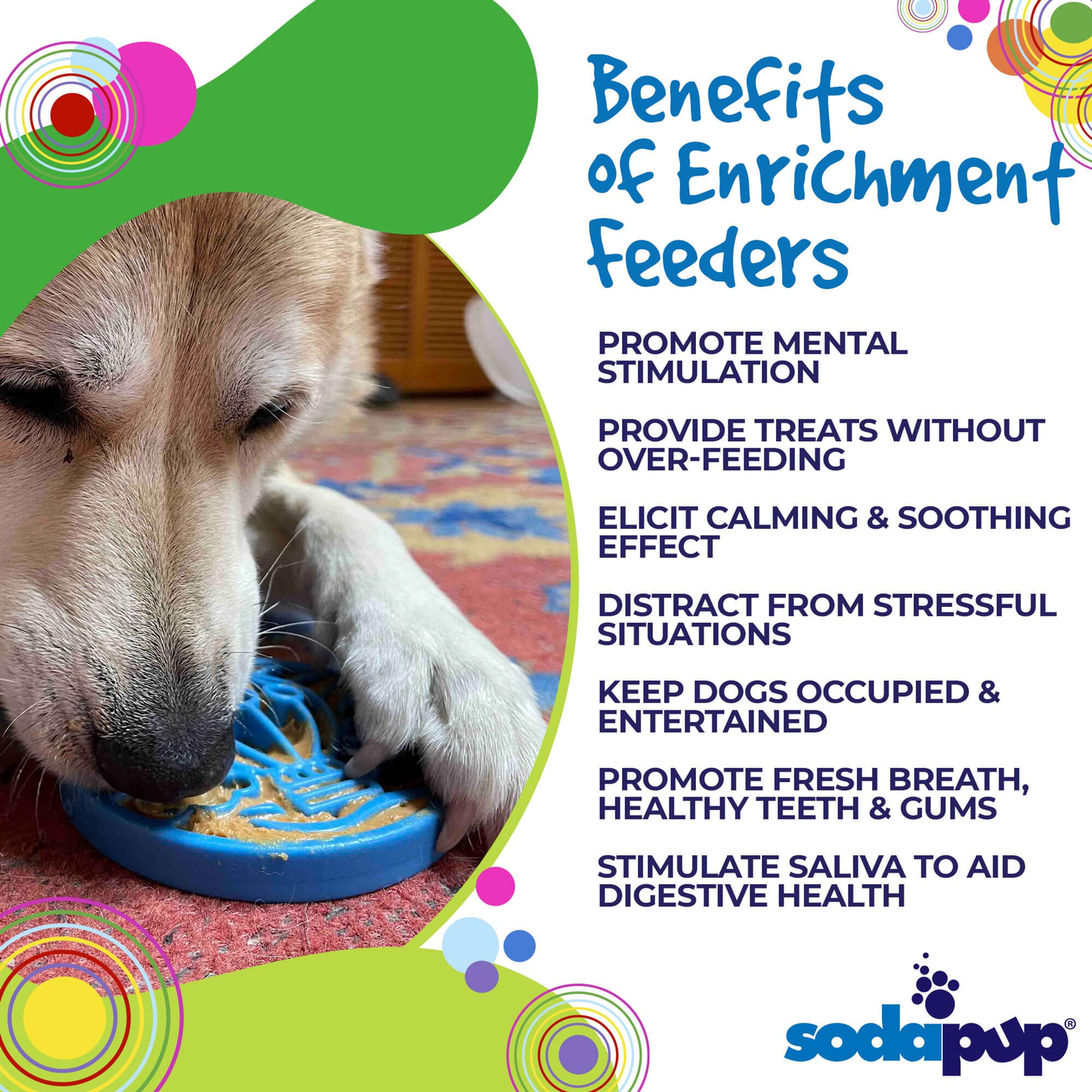 SodaPup Nylon Enrichment Lick Pad - 5"