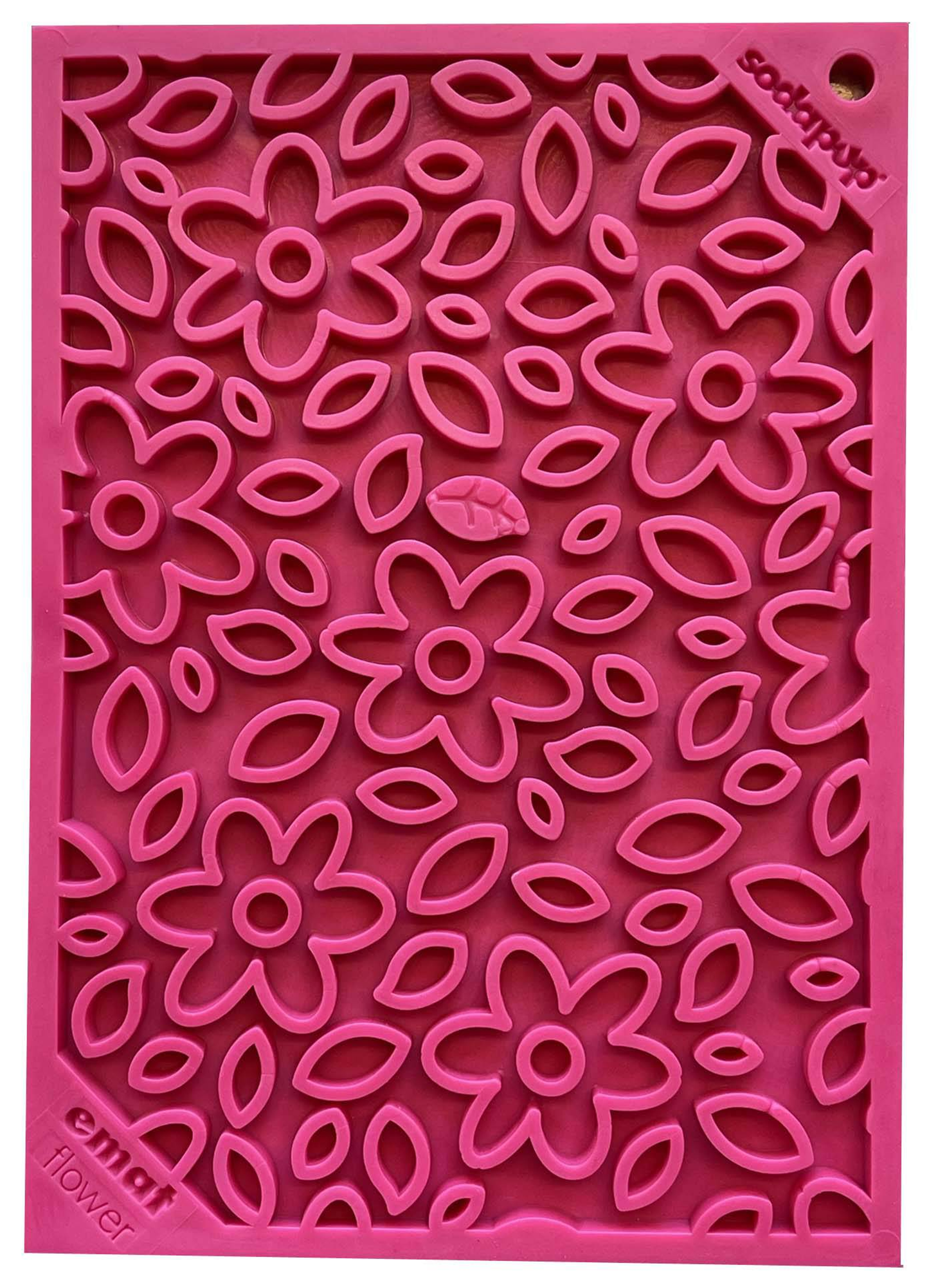 SodaPup Flower Power Enrichment Lick Mat - 8"х8"/5"x7"