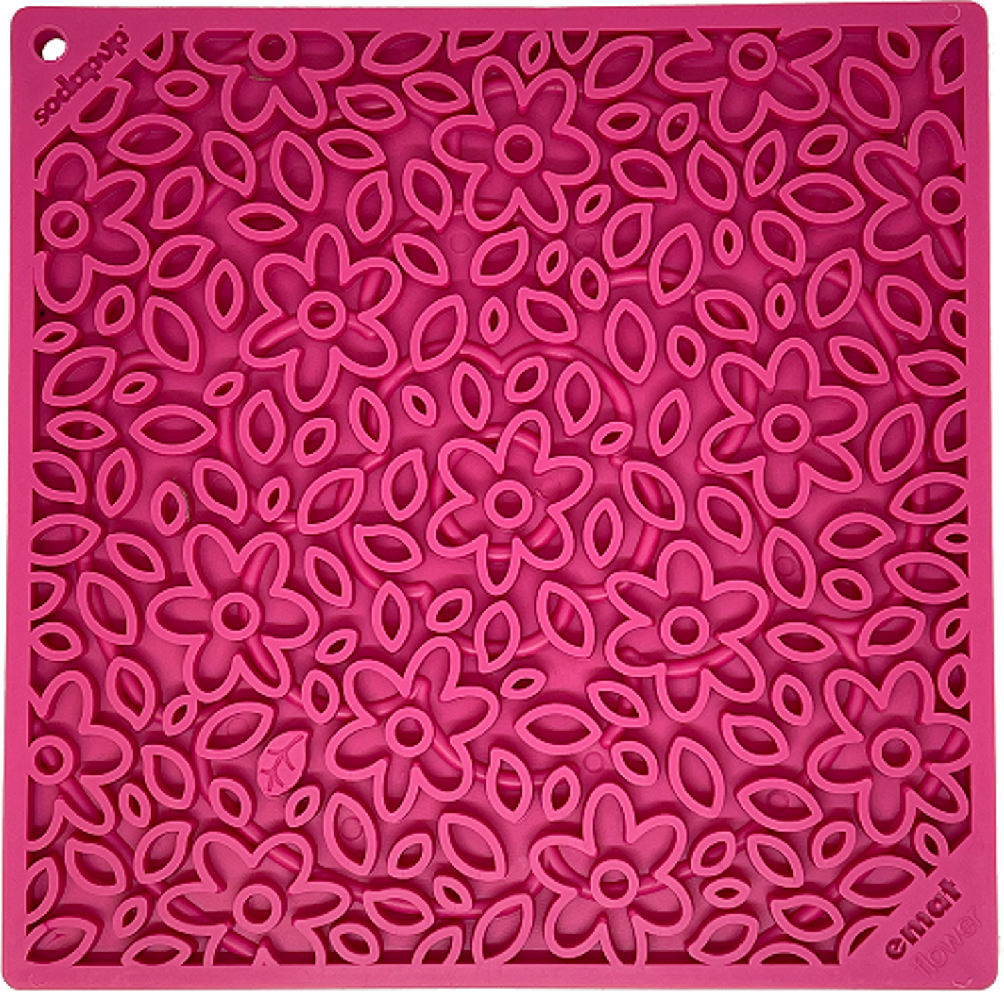 SodaPup Flower Power Enrichment Lick Mat - 8"х8"/5"x7"