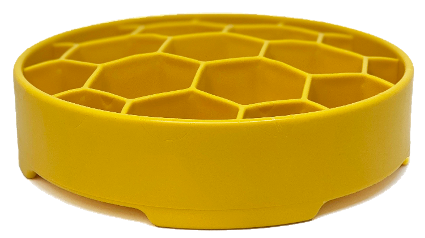 SodaPup Honeycomb Slow Feeder Bowl  - 8"x 8" x 2"